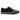 Baskets Creeper pointues à plateforme en daim noir et blanc