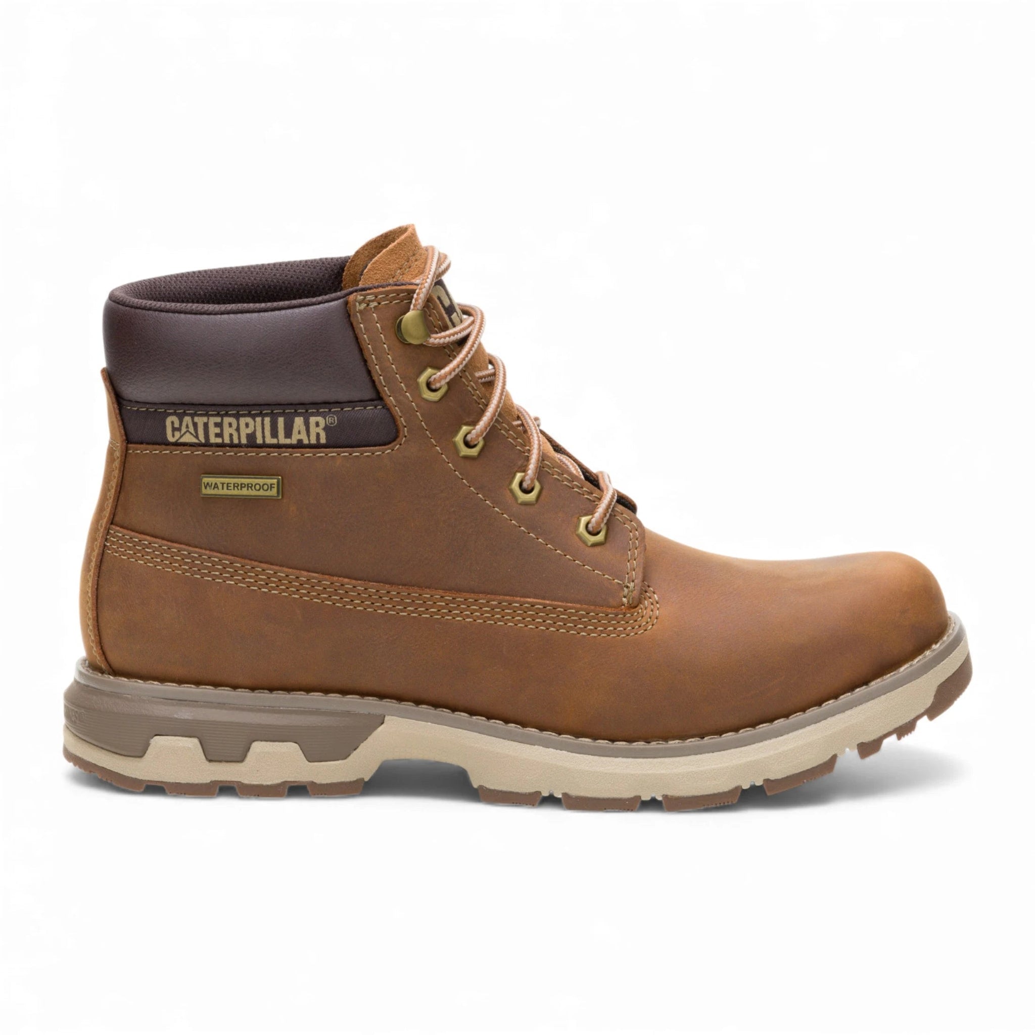 Pursue - Bottines de travail et de randonnée en cuir marron pour hommes
