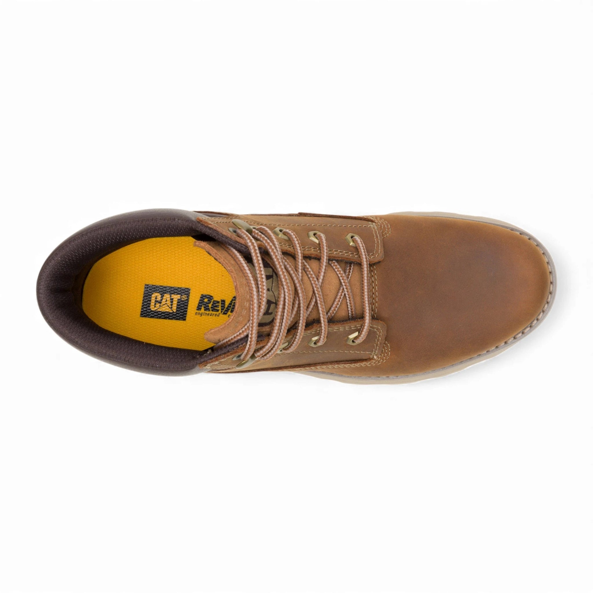 Pursue - Bottines de travail et de randonnée en cuir marron pour hommes