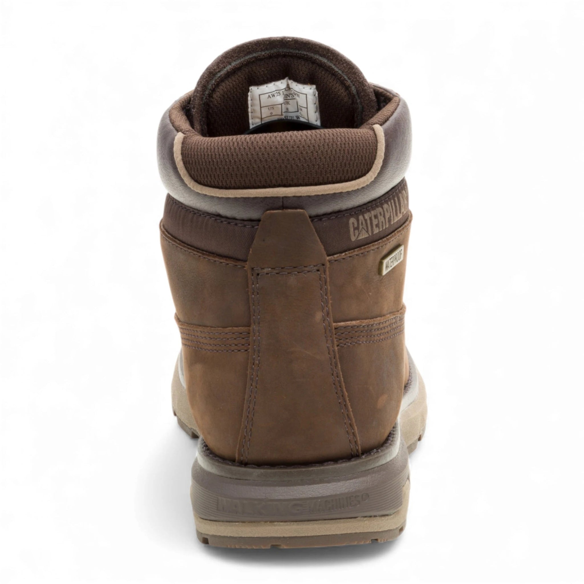 Pursue - Bottines de travail et de randonnée en cuir marron foncé pour hommes
