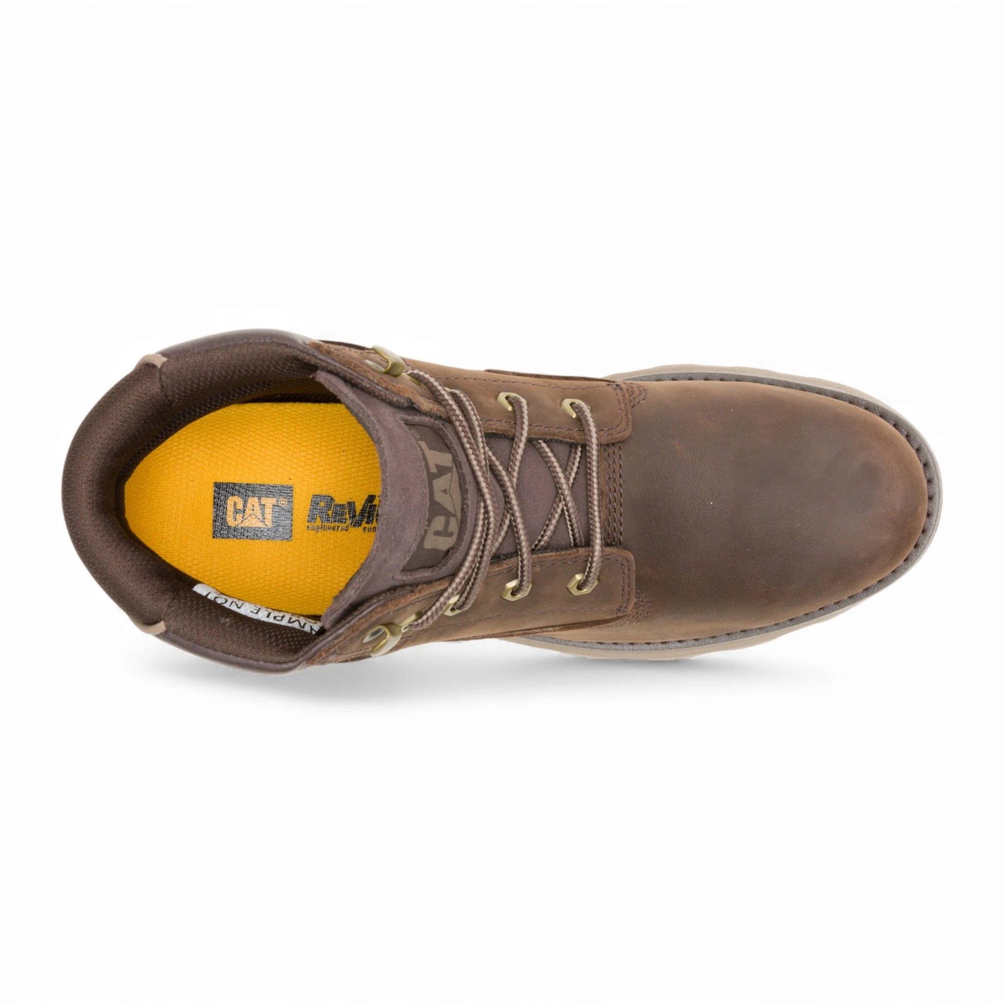 Pursue - Bottines de travail et de randonnée en cuir marron foncé pour hommes
