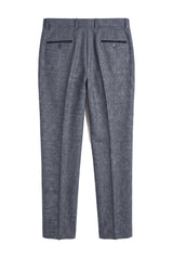 Ralph - Pantalon en tweed bleu marine pour homme