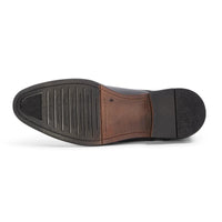 Regent - Chaussures Derby pour homme en cuir noir poli