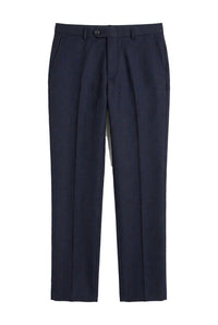 Pantalon à carreaux bleu marine pour homme Regent