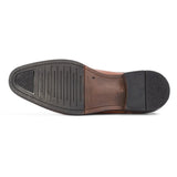 Regent - Chaussures Derby pour homme en cuir marron clair patiné