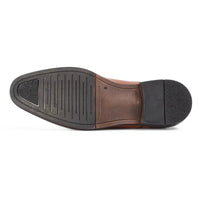 Regent - Chaussures Derby pour homme en cuir marron clair patiné