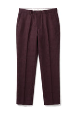 Pantalon à carreaux bordeaux pour homme Regent