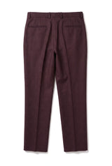 Pantalon à carreaux bordeaux pour homme Regent