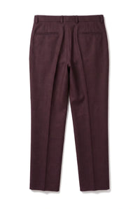 Pantalon à carreaux bordeaux pour homme Regent