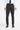 Pantalon habillé Roberto pour homme, noir à fines rayures.