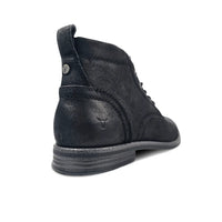 Sebastian - Men's Black Lace Up Leather Desert Boots