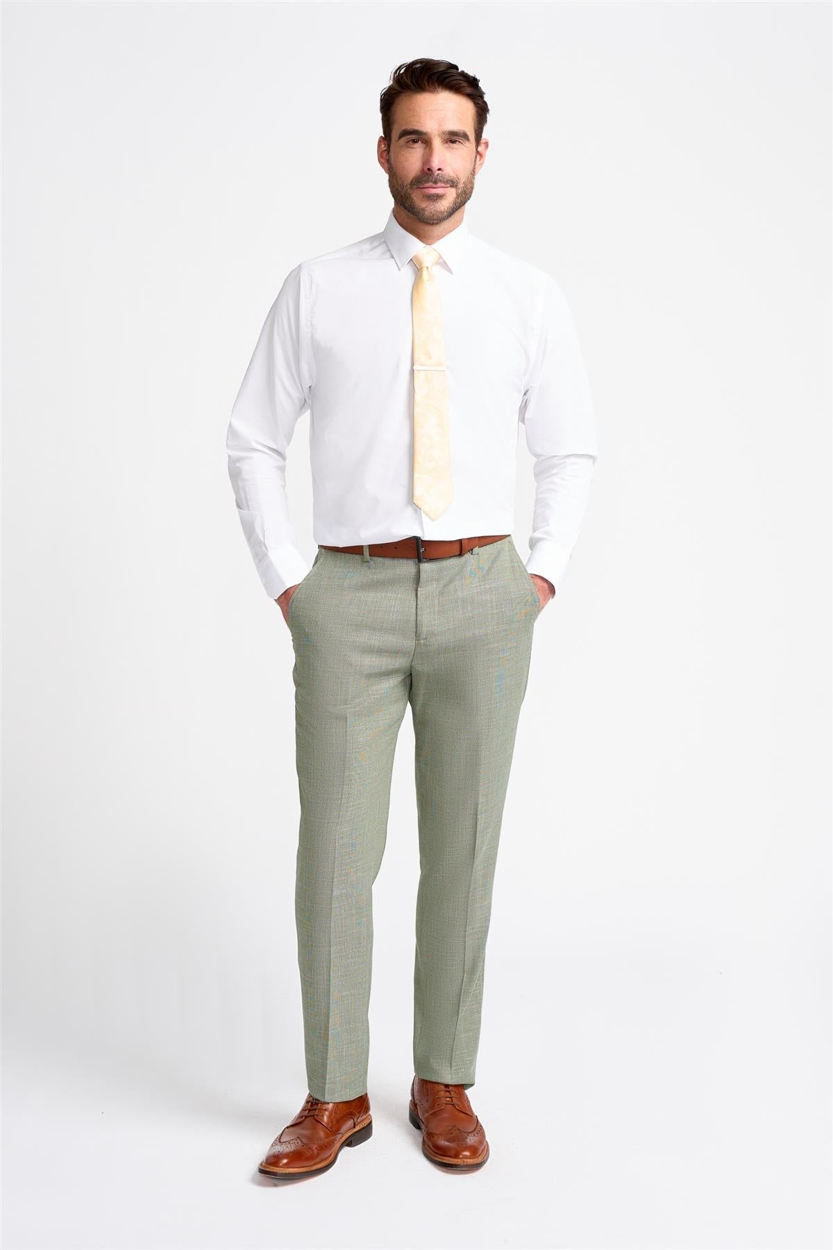 Seeba - Pantalon classique anthracite pour homme