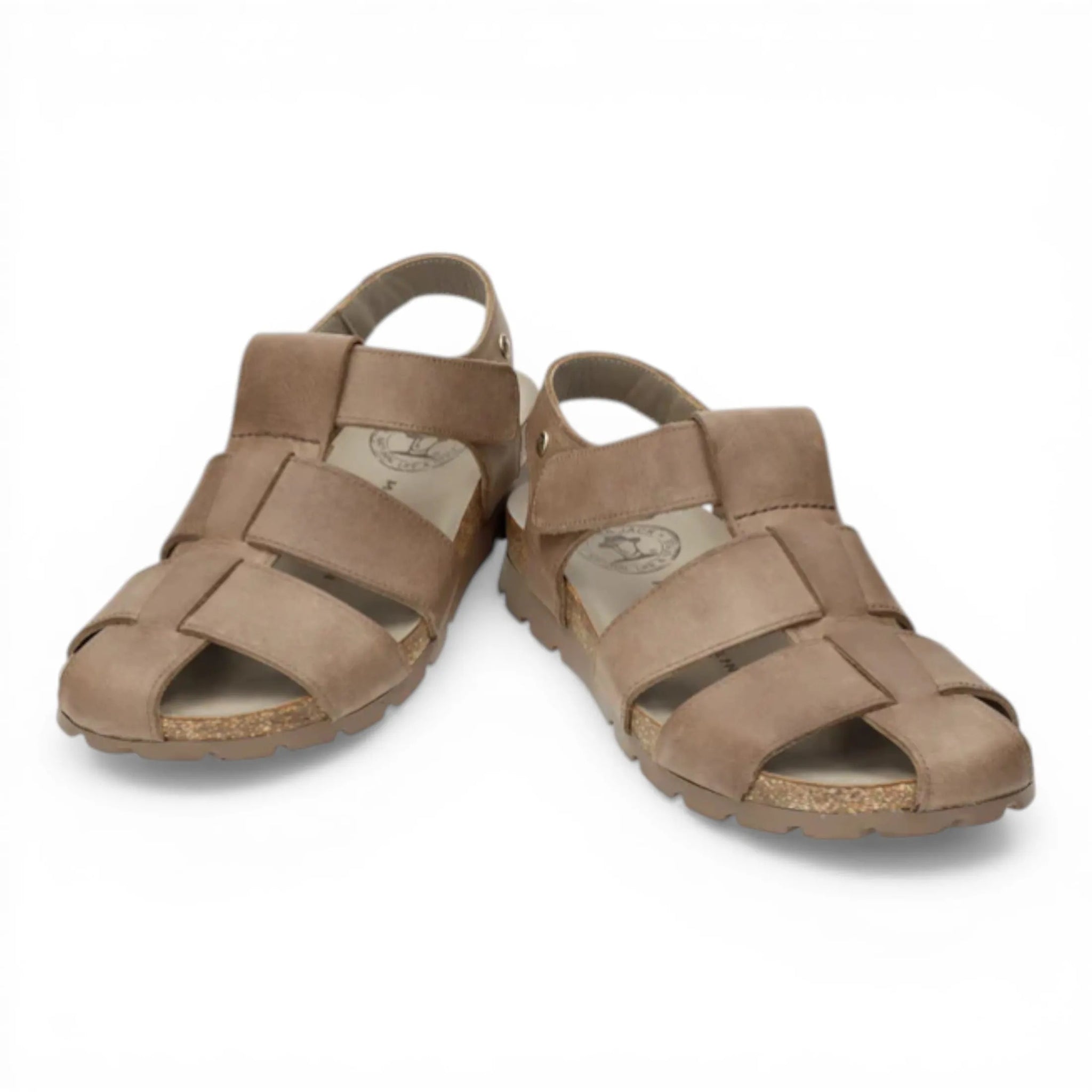 Sandales Stanley C8 pour hommes, imperméables, en cuir taupe.