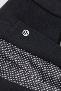 Costume noir vintage pour homme, années 1920