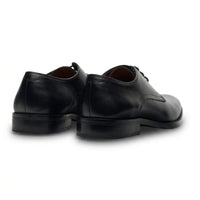Taylor - Chaussures Derby classiques à lacets en cuir noir pour homme
