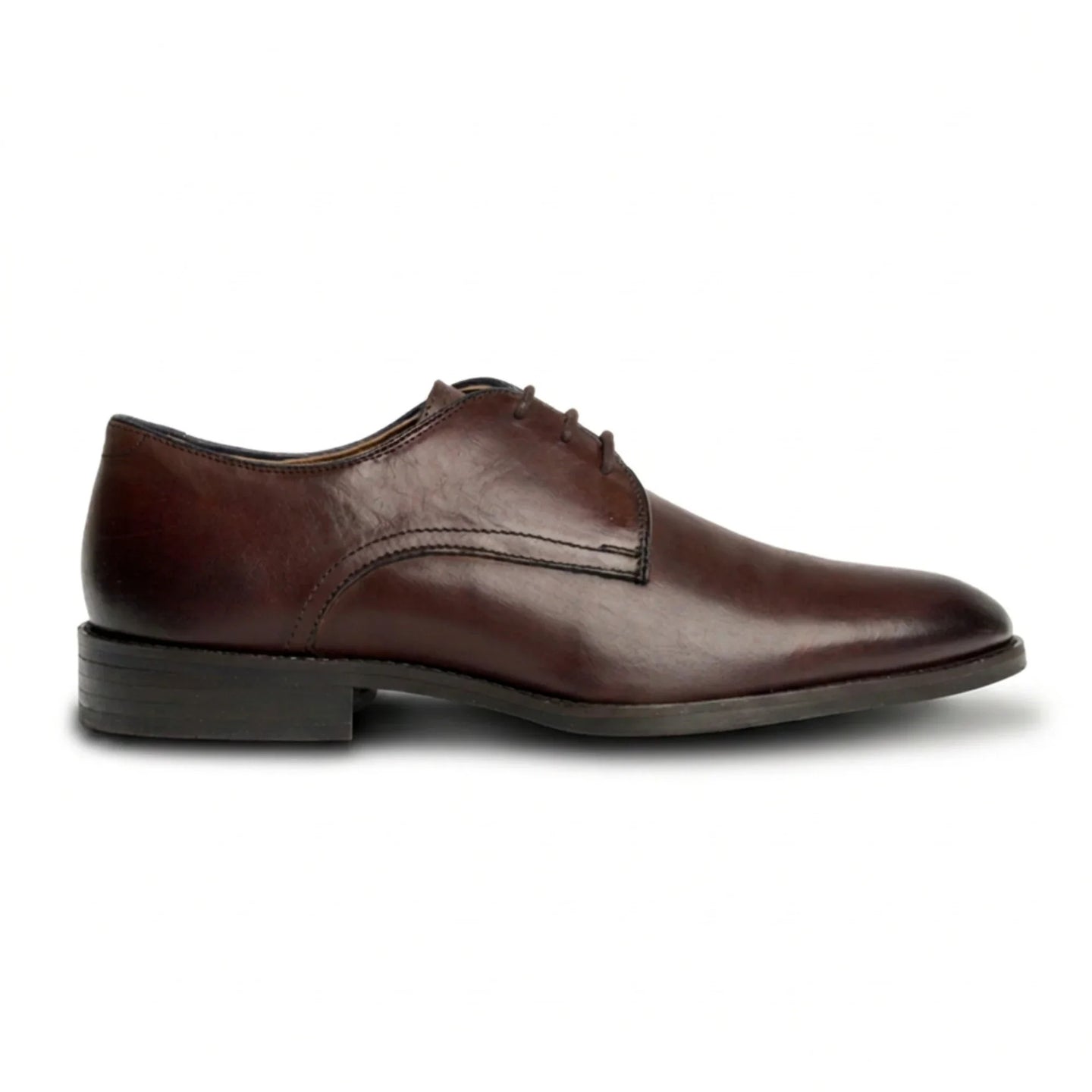 Taylor - Chaussures Derby classiques en cuir marron chocolat pour hommes