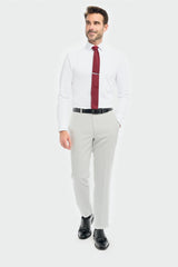 Tropez - Pantalon de costume gris pour homme