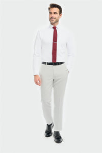 Tropez - Pantalon de costume gris pour homme