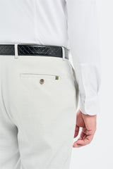 Tropez - Pantalon de costume gris pour homme