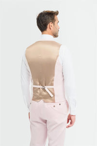 Tropez - Gilet rose pour homme