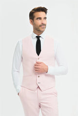Tropez - Gilet rose pour homme