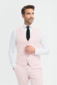 Tropez - Gilet rose pour homme