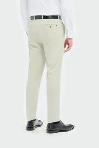 Pantalon habillé vert sauge pour homme Tropez