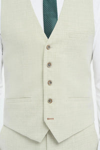 Tropez - Gilet vert sauge pour homme