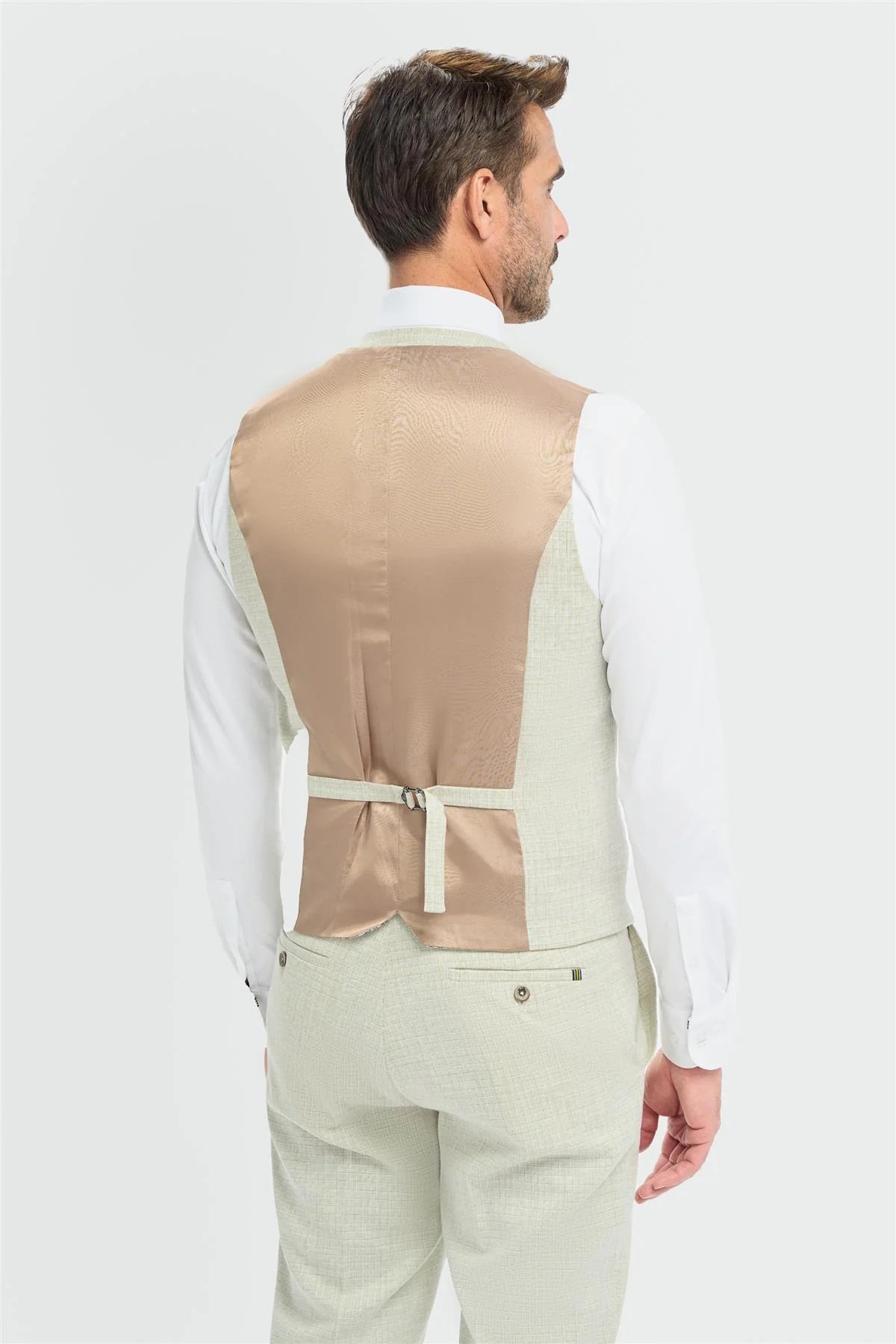Tropez - Gilet vert sauge pour homme