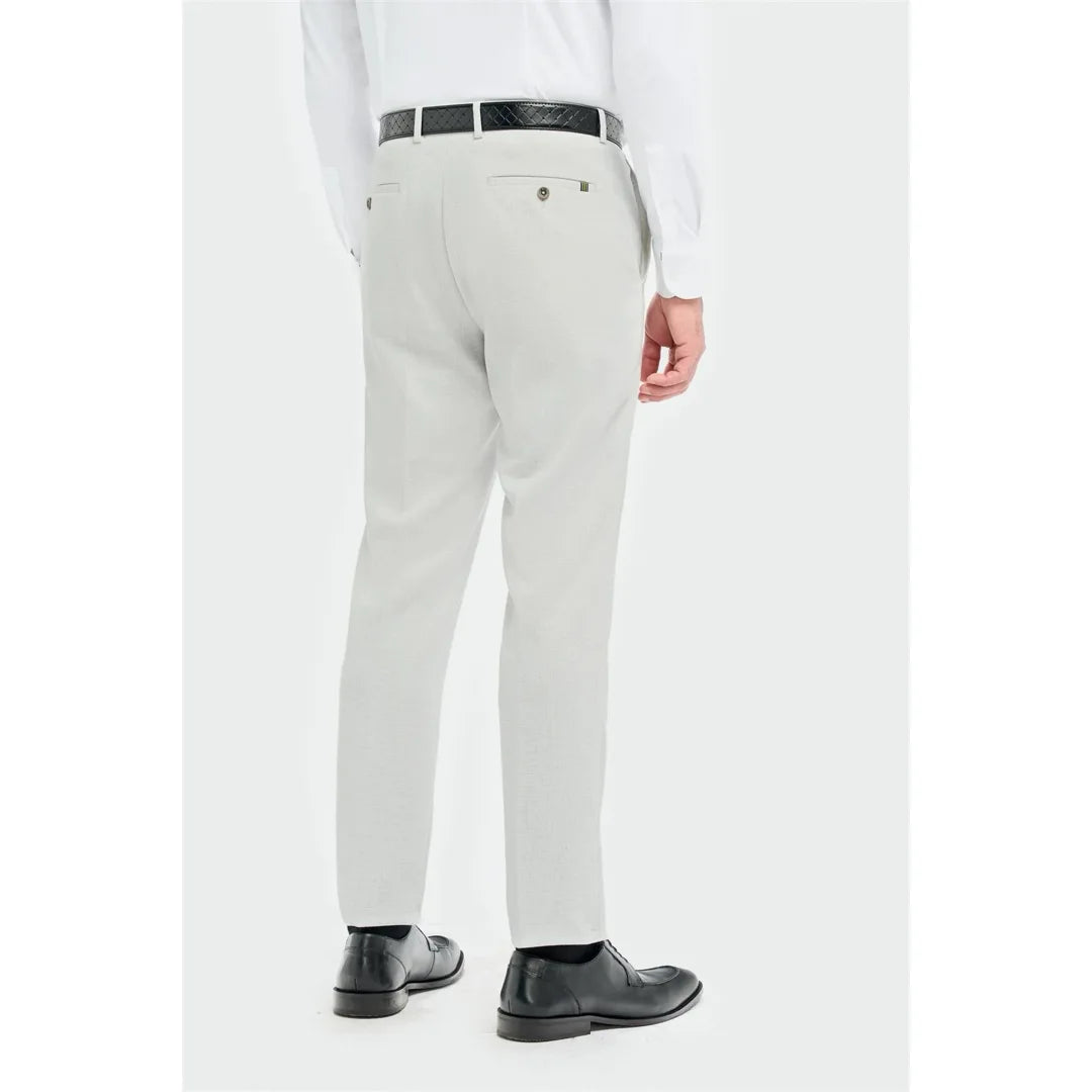 Tropez - Pantalon de costume gris pour homme