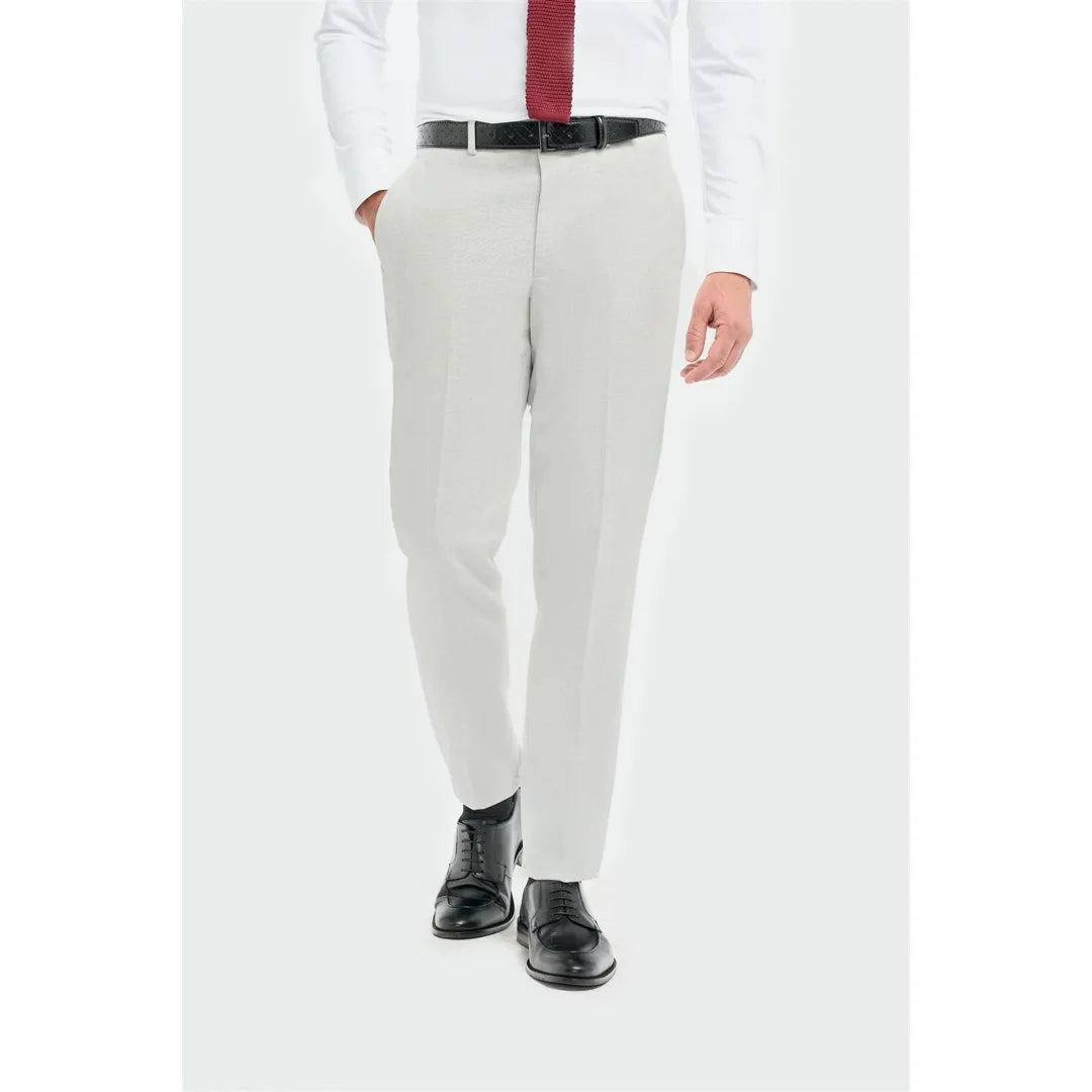 Tropez - Pantalon de costume gris pour homme