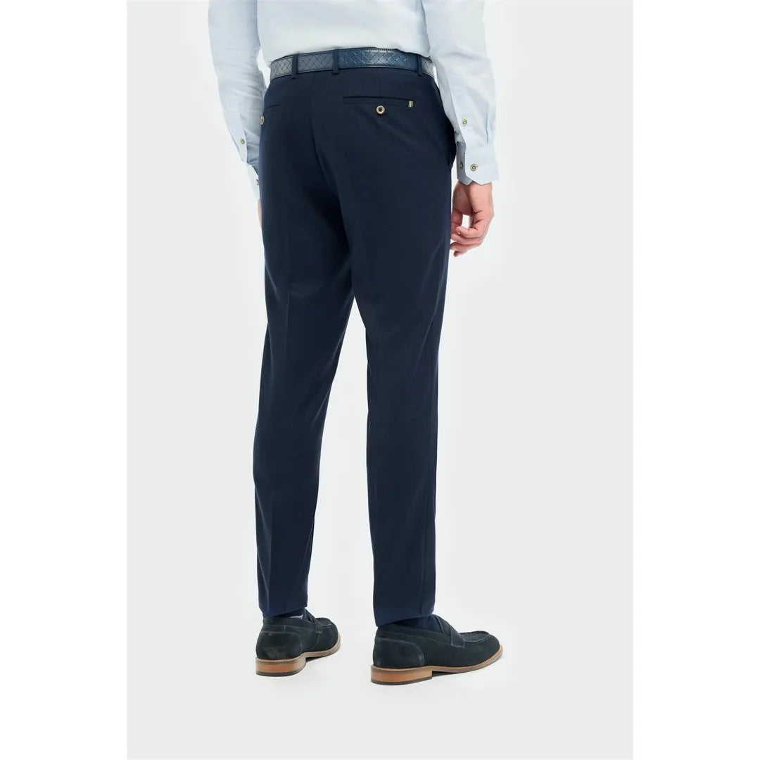 Tropez - Pantalon de costume bleu marine pour homme