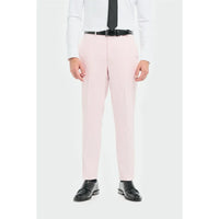Tropez - Pantalon de costume rose pour homme
