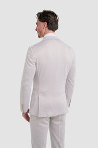 Vasco - Blazer beige à chevrons pour homme