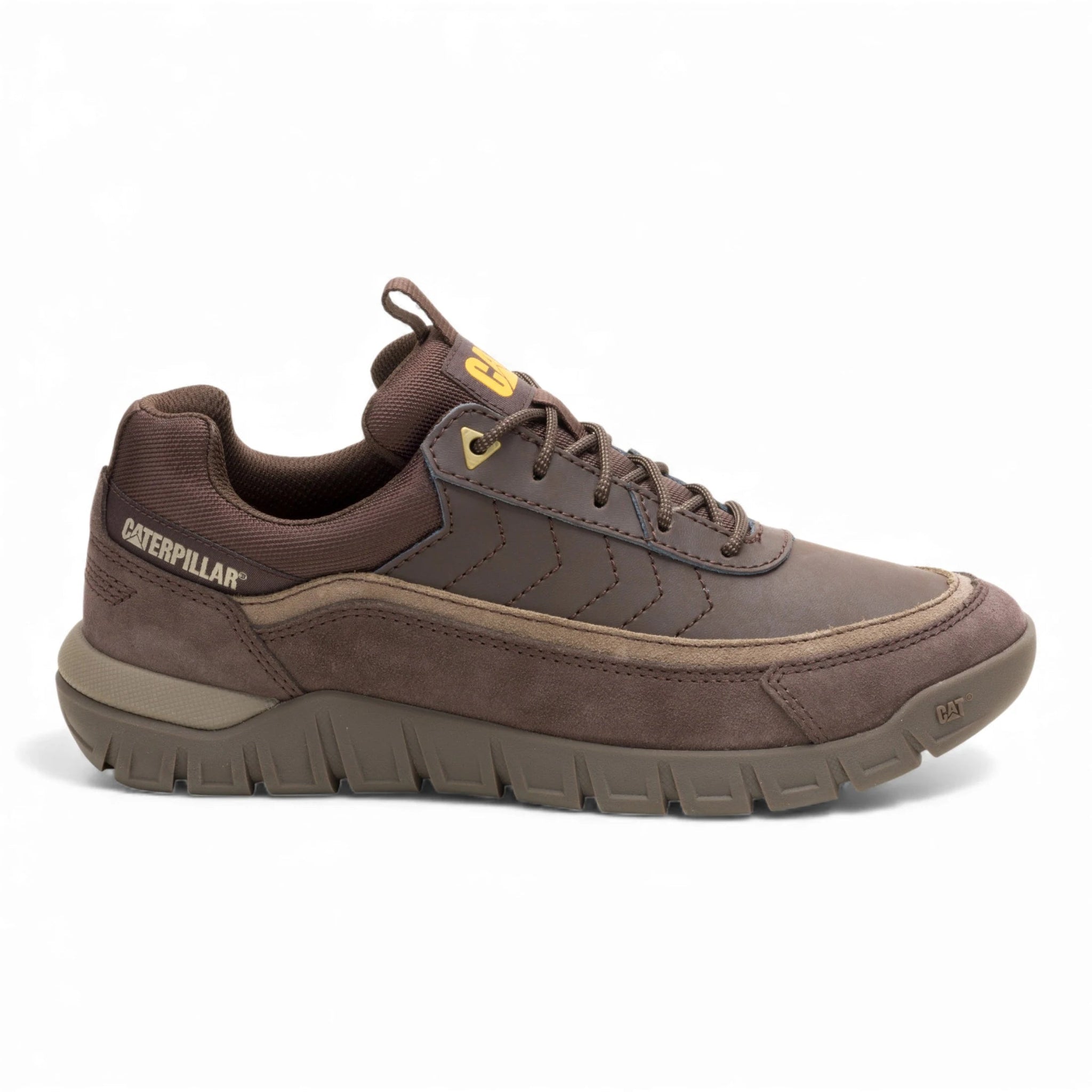 Versage Lo - Baskets de randonnée légères en cuir marron pour hommes