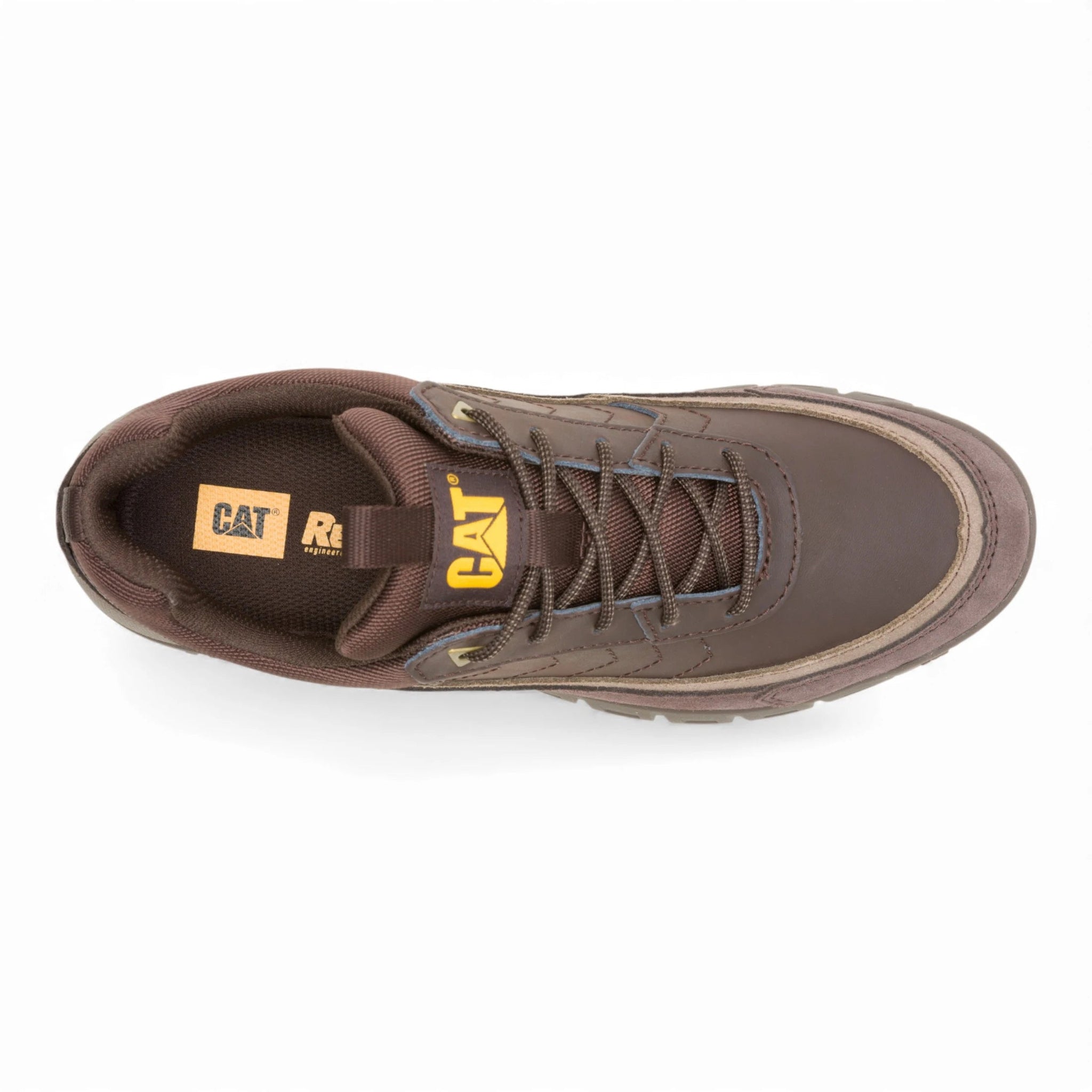 Versage Lo - Baskets de randonnée légères en cuir marron pour hommes