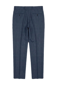 Pantalon à carreaux bleus pour homme Viceroy
