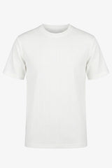 T-shirt classique blanc côtelé pour homme