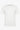 T-shirt classique blanc côtelé pour homme