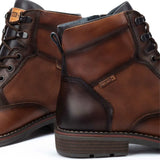 York - Bottines en cuir marron à lacets pour hommes